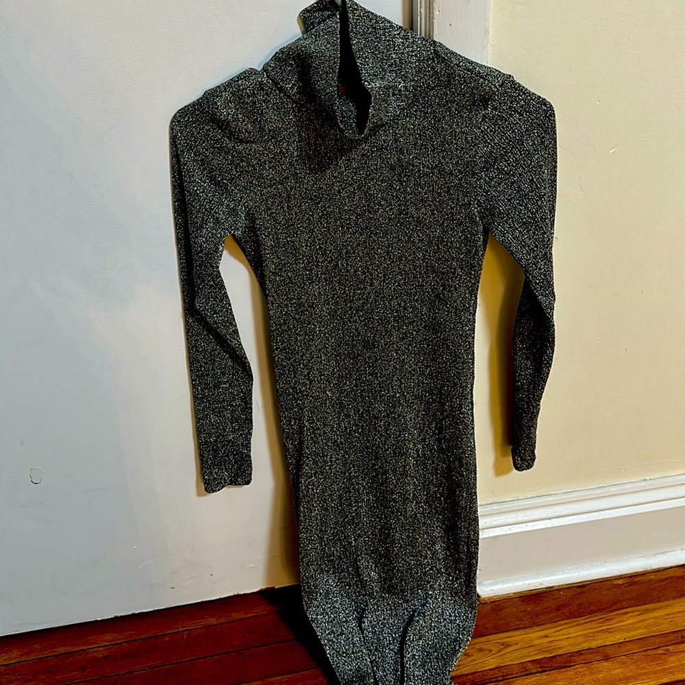 Midi silver beautiful dress